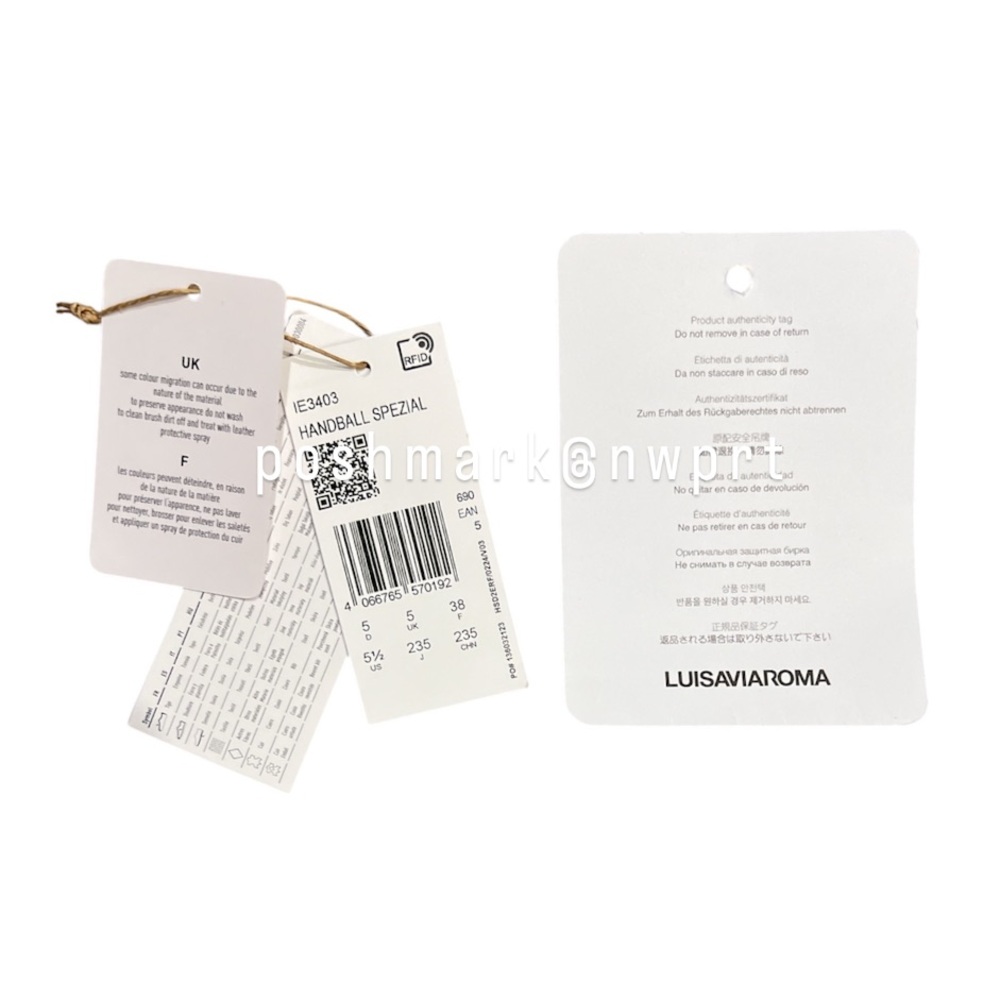 Adidas ⚽️ Handball Spezial Sneakers Runners White Black 6.5 7 Box - Picture 13 of 14